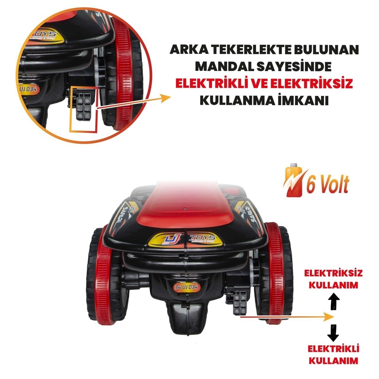 VaVbaby%20Crazy%20Cross%20Akülü%20Motor%20ATV%206v%20Siyah